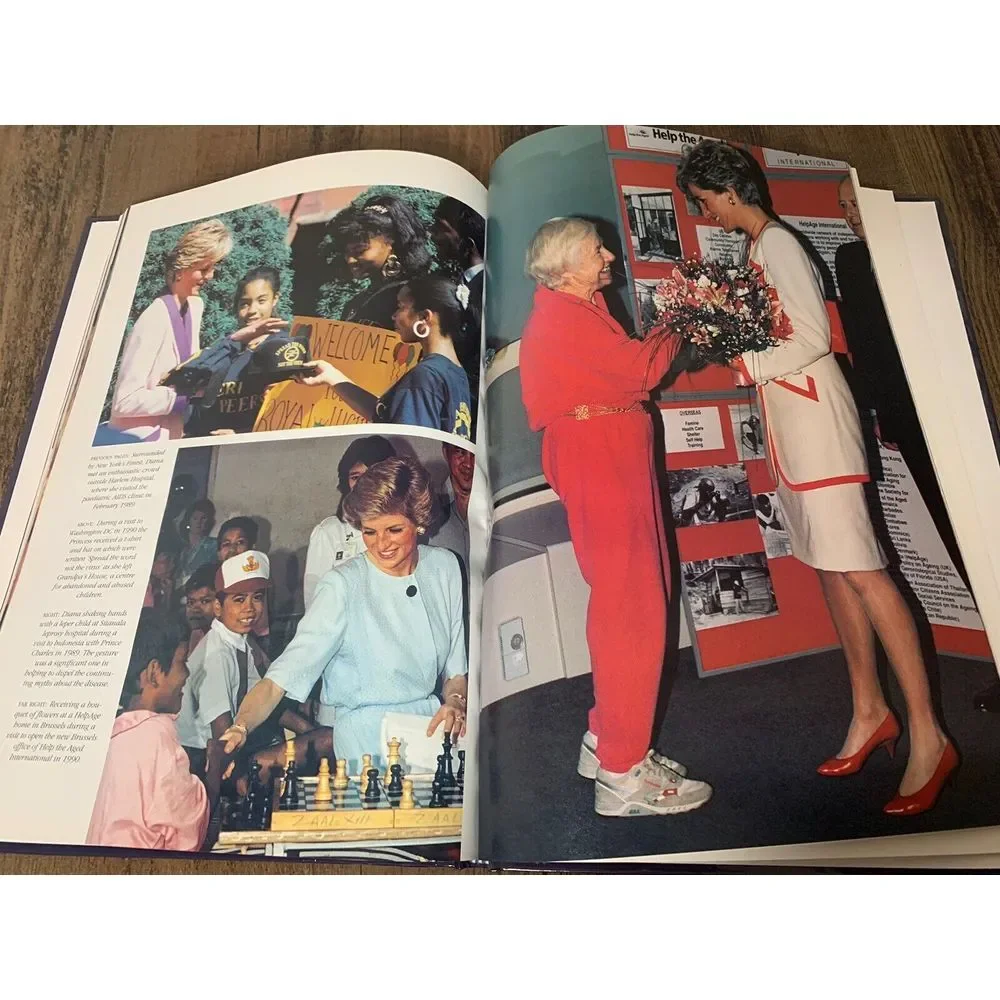 TWO Lady Diana books: Diana The People's‎ Princess & Diana A Tribute